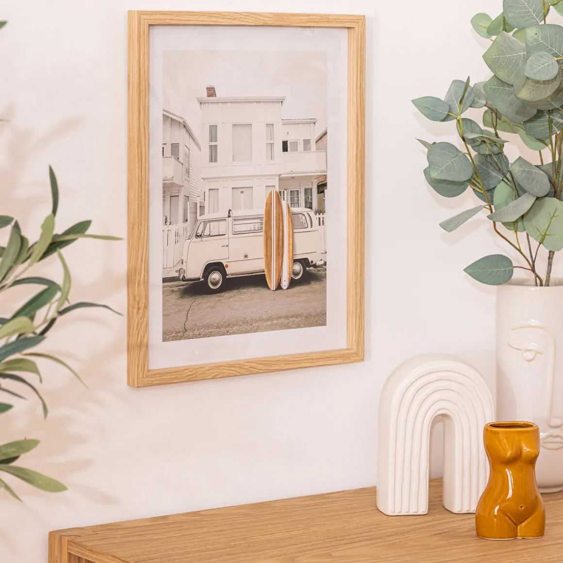 Affiche encadrée surf "Vivien"