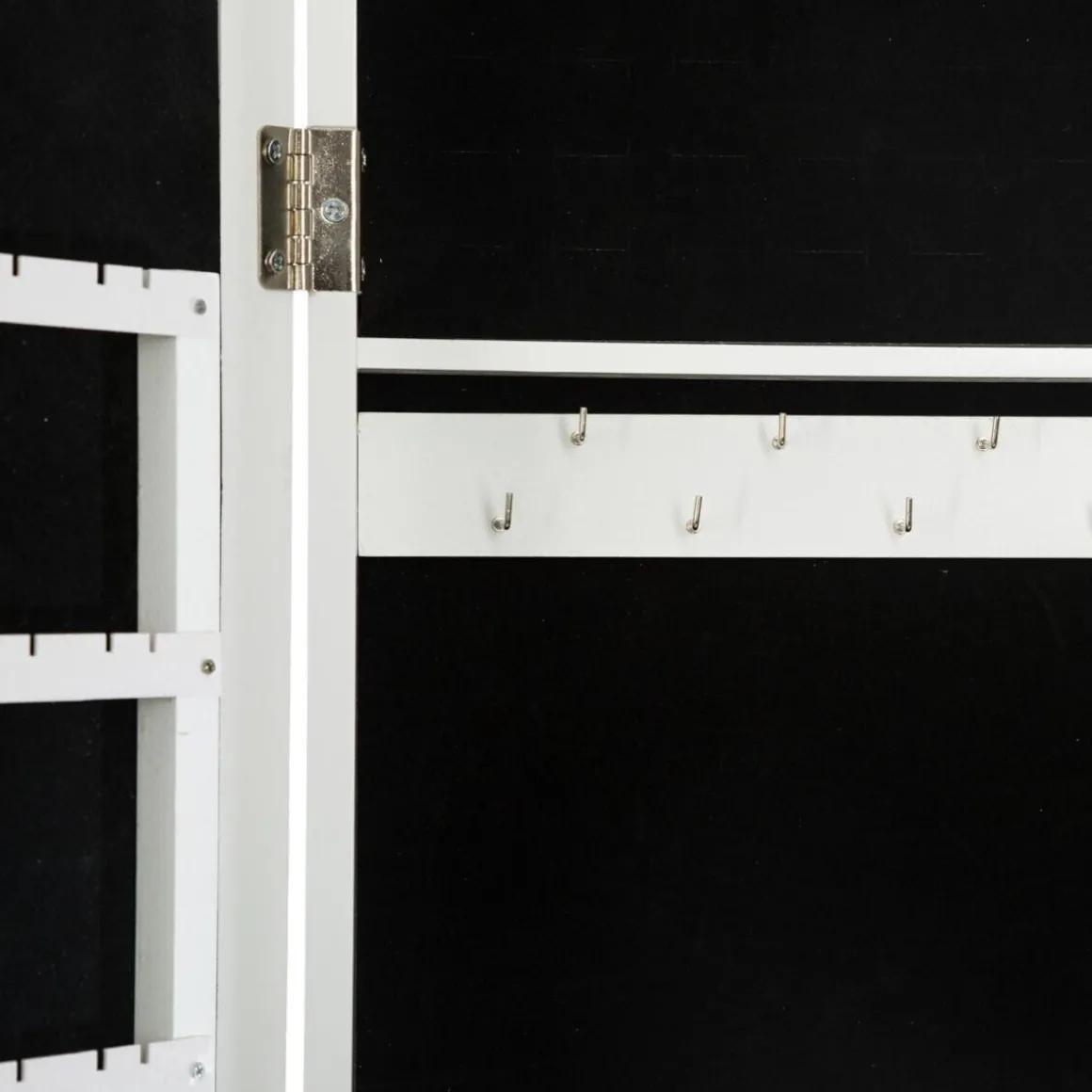 Armoire à bijoux LED, verre