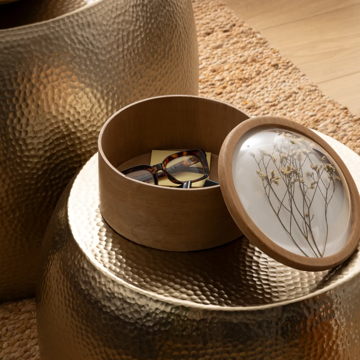 Boîte fleurs séchées "Leya"