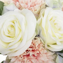 Bouquet d'oeillets artificiels