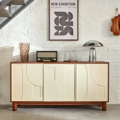 Buffet 3 portes 6 étagères "Jilani"