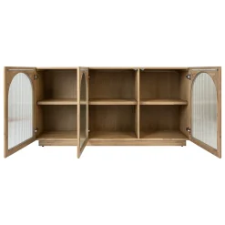 Buffet 3 portes en verre