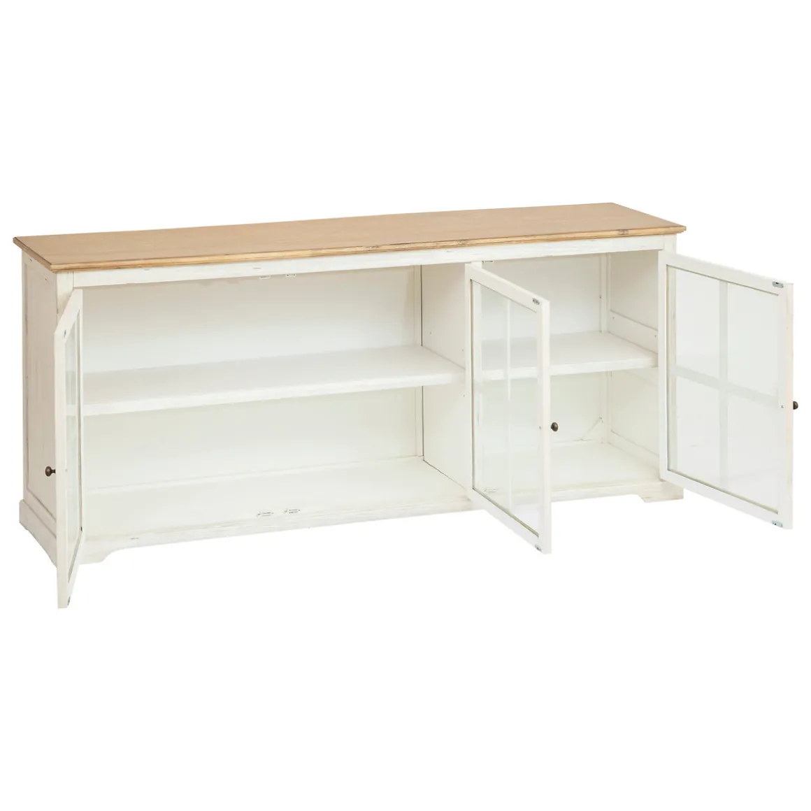 Buffet 3 portes en verre "Olbia"