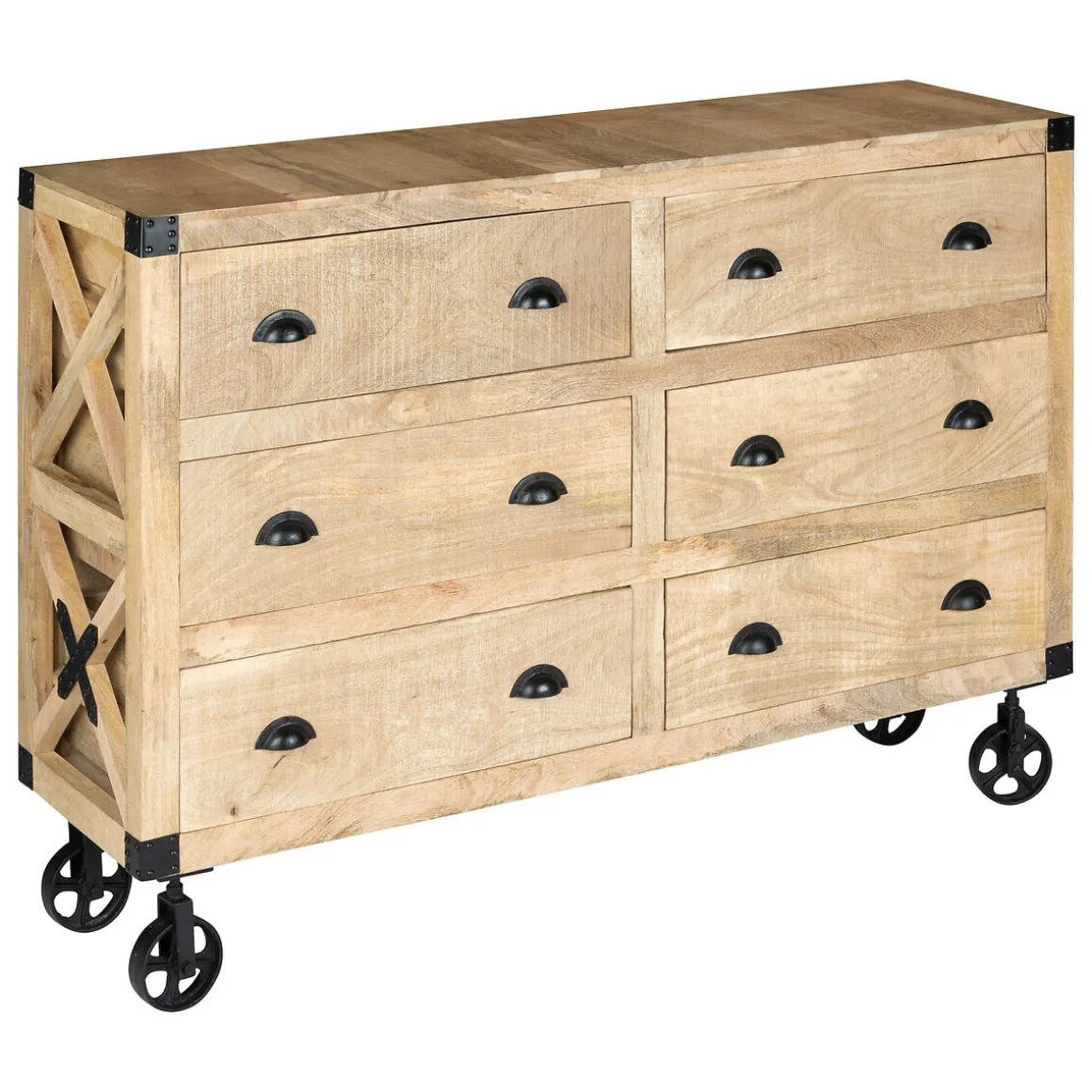 Buffet 6 tiroirs "Silas"