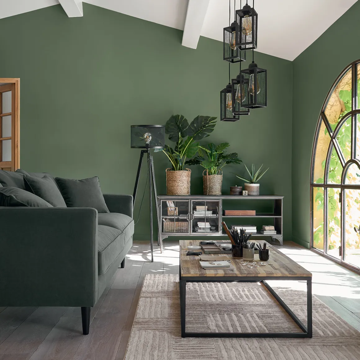 Canapé velours "Candice"