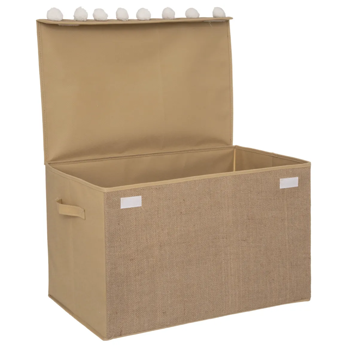 Coffre enfant pompons