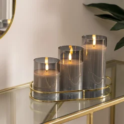 Coffret 3 bougies LED "Sena"