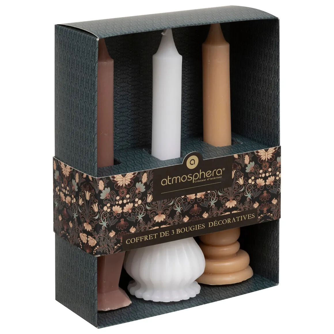 Coffret 3 bougies "Little cottage"