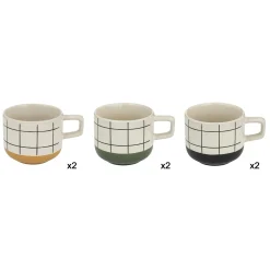 Coffret 6 mugs "Family Corner"
