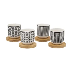 Coffret 4 tasses "Bohemia"