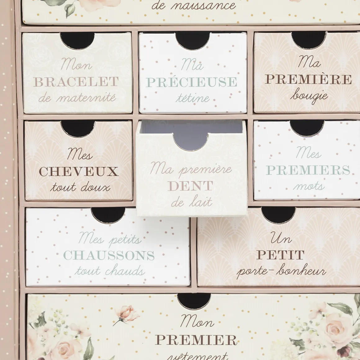 Coffret de naissance maison "Cygne"