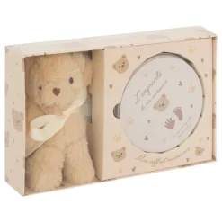 Coffret empreinte avec peluche "Aniel"