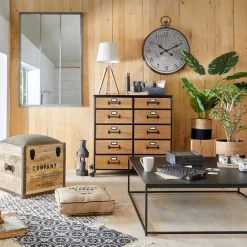 Commode double 10 tiroirs "Baris"