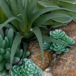 Composition plantes grasses artificielles