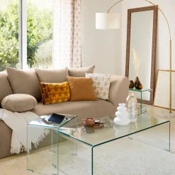 Coussin à franges "Malakite"