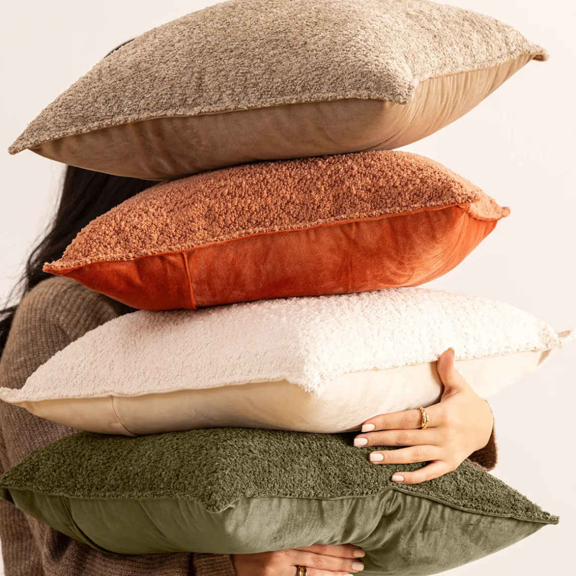 Coussin bouclette "Soana"