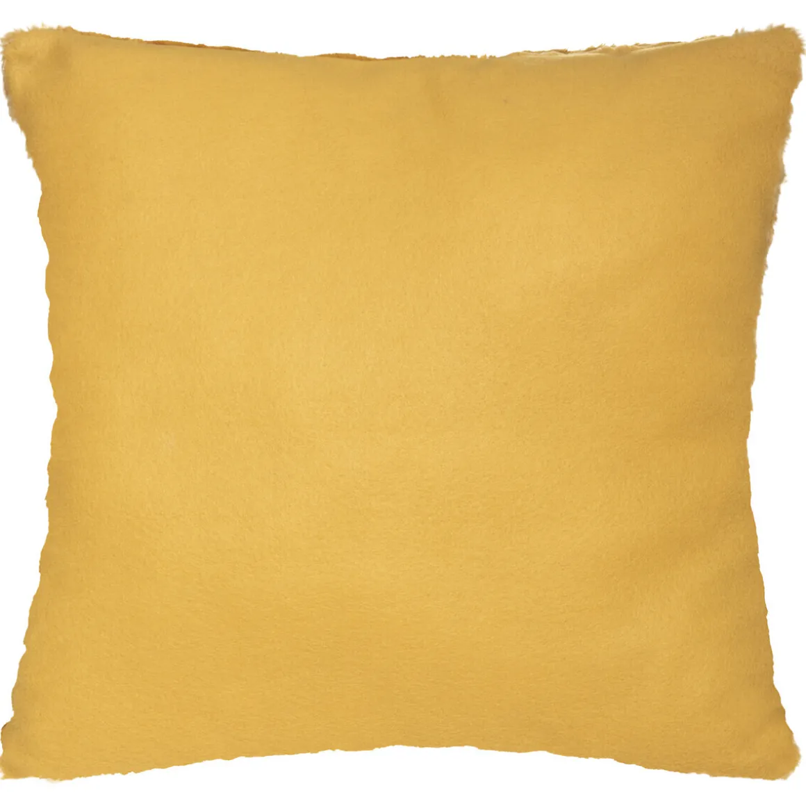Coussin effet fourrure
