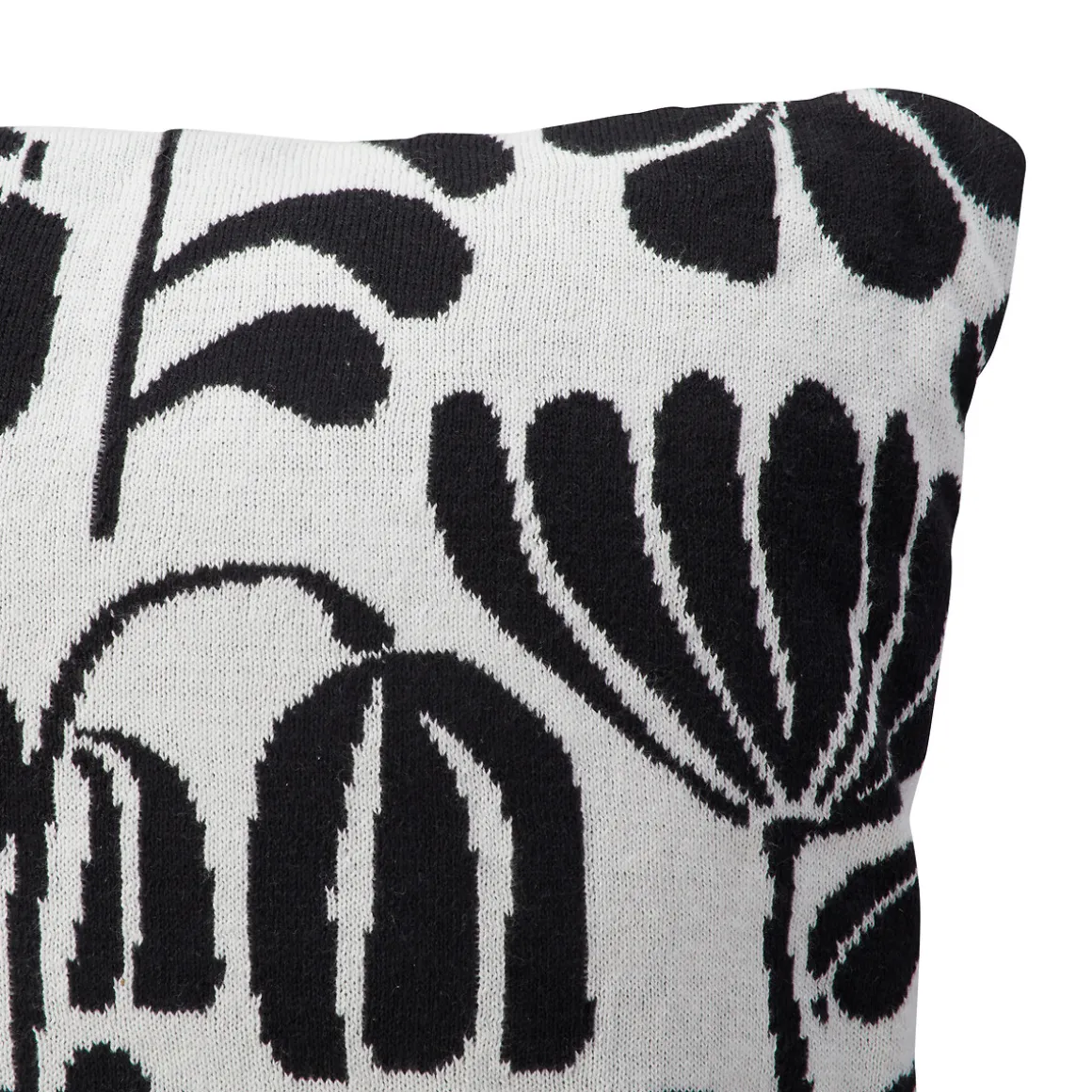 Coussin effet tricot "Twisted Lime"