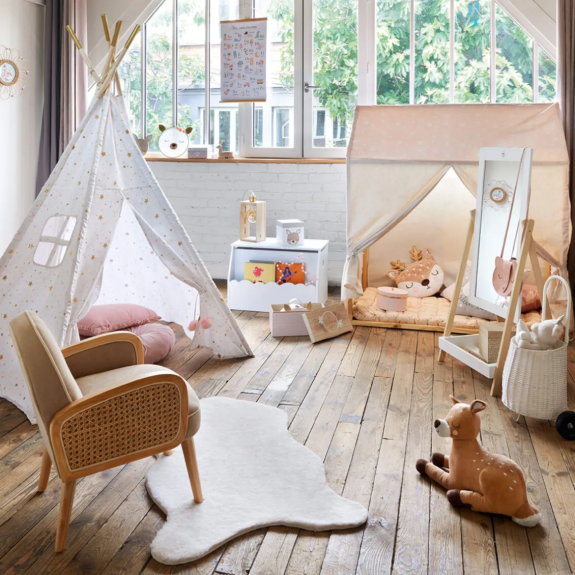 Coussin enfant "Biche"