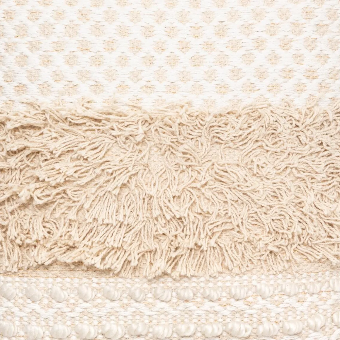 Coussin "Sable cuivré"