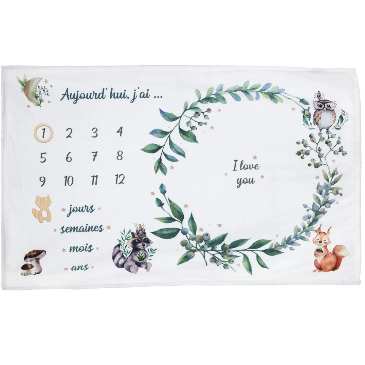 Couverture étape bébé "Nature"