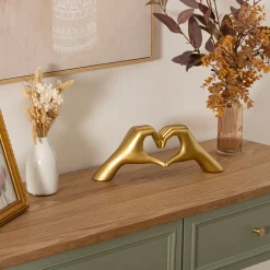 Déco à poser main cœur "Amy"