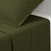 Drap plat en coton