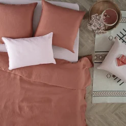 Drap-housse "Linah", lin lavé