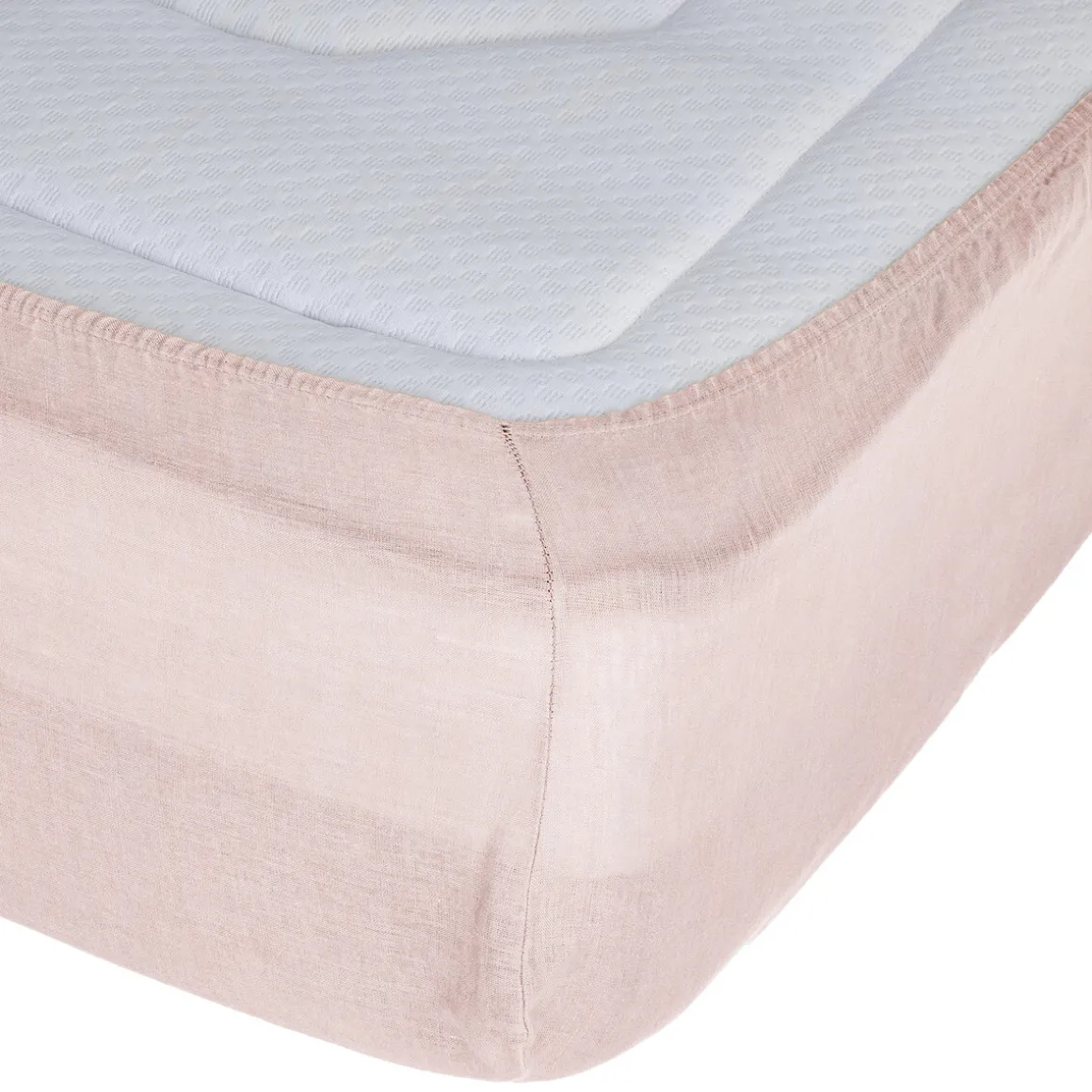 Drap-housse "Linah", lin lavé