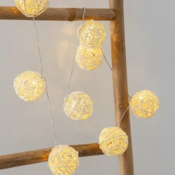 Guirlande LED 10 boules, pile