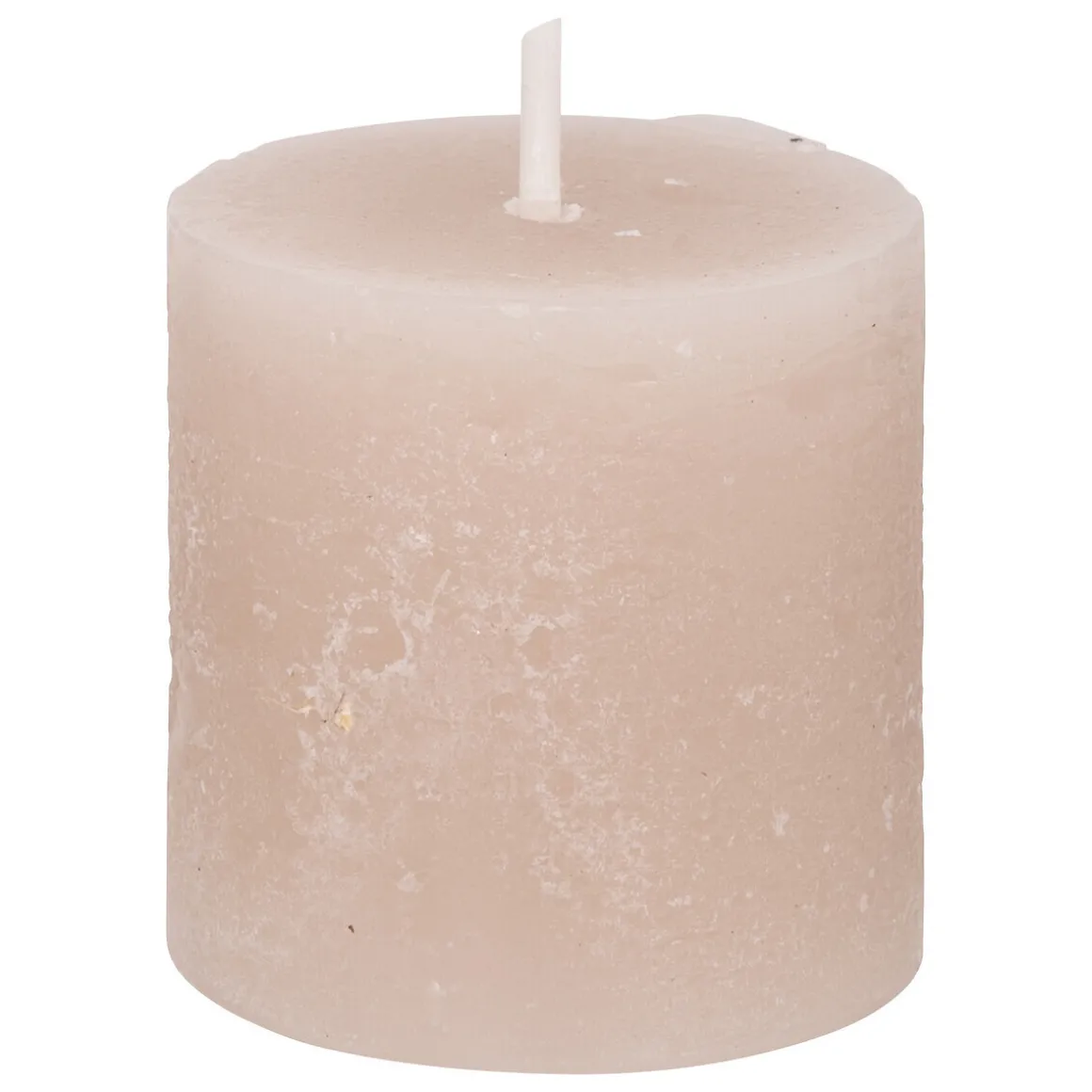 Lot de 4 bougies rustiques "Olia"