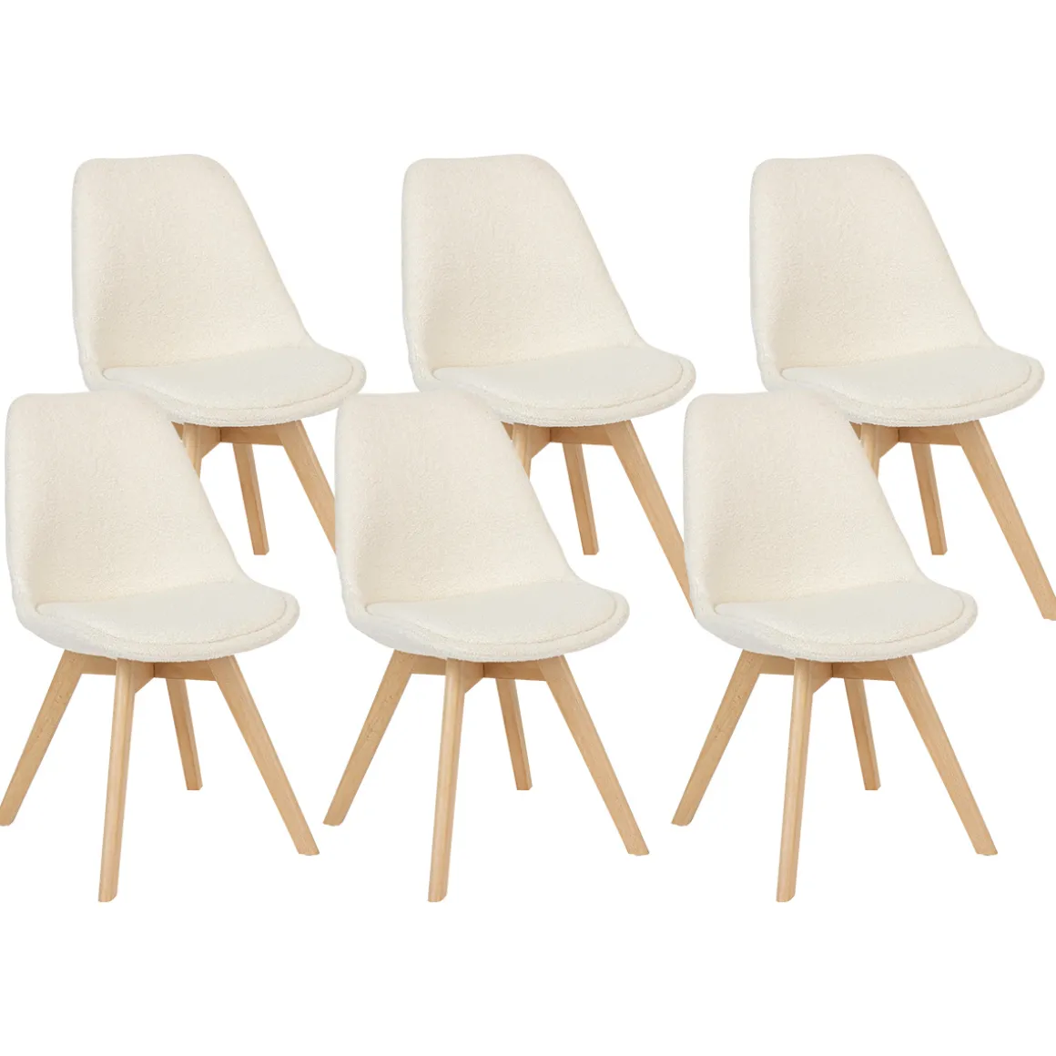 Lot de 6 chaises "Baya"