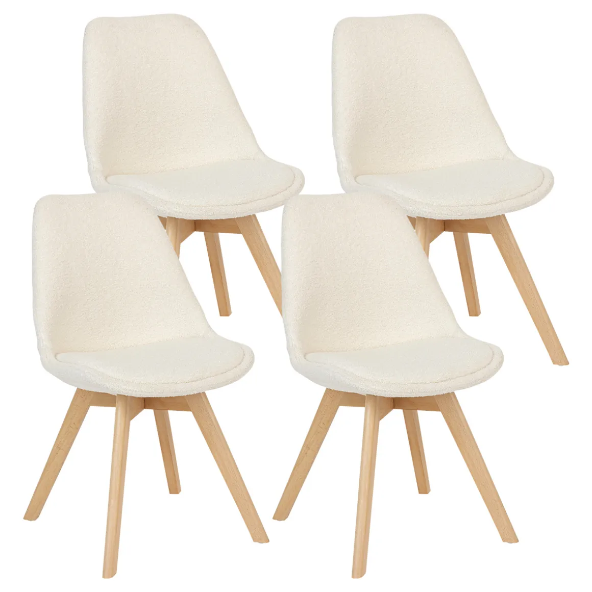 Lot de 4 chaises "Baya"
