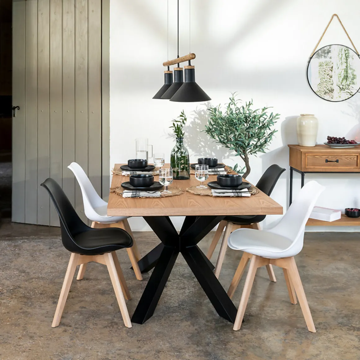 Lot de 4 chaises "Baya"