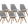 Lot de 6 chaises "Baya"