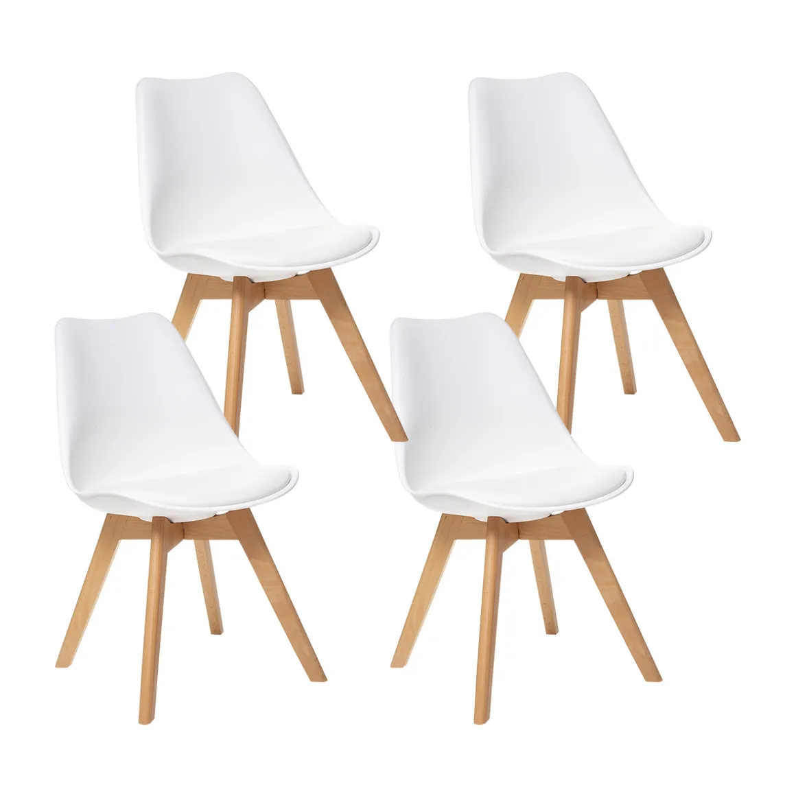 Lot de 4 chaises "Baya"