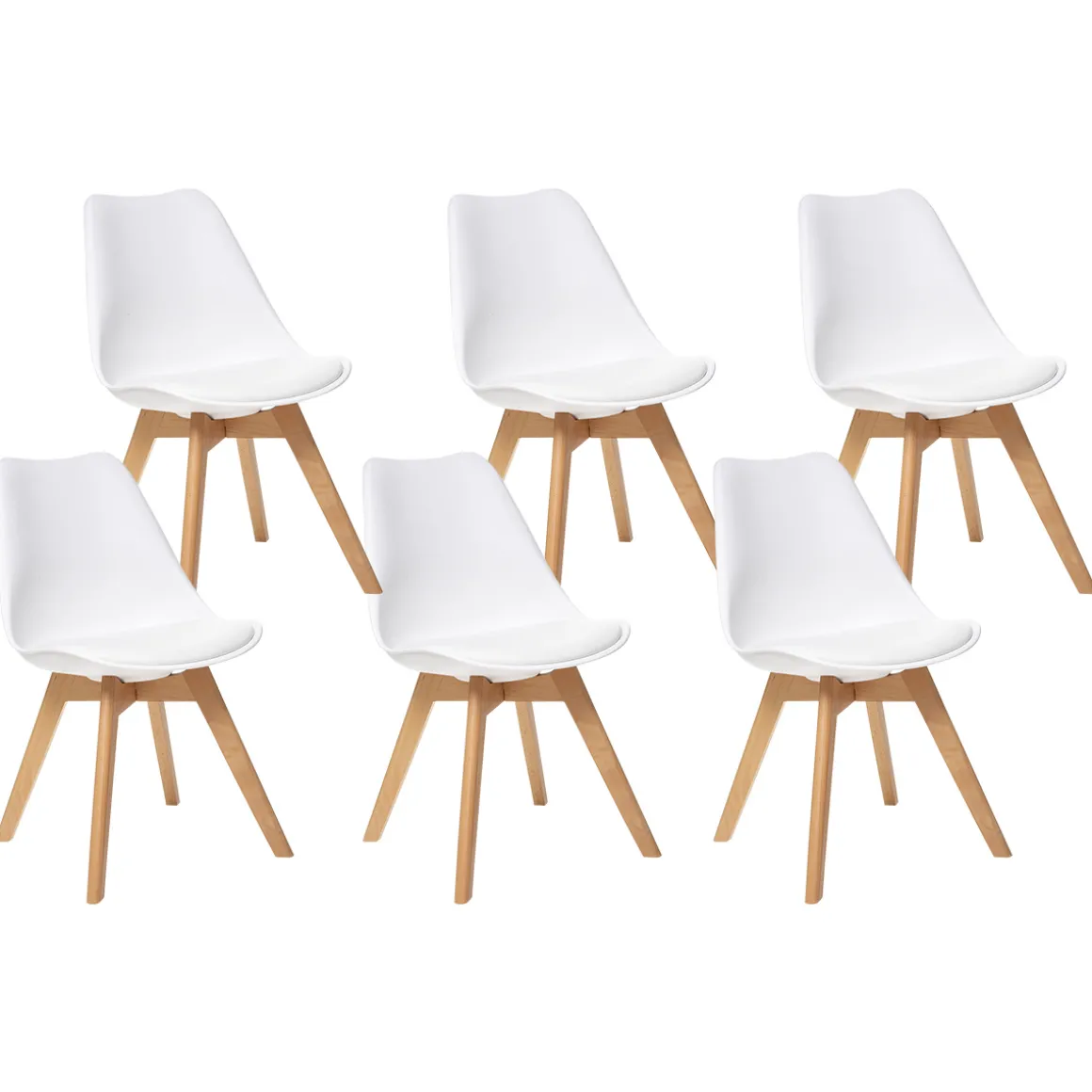 Lot de 6 chaises "Baya"