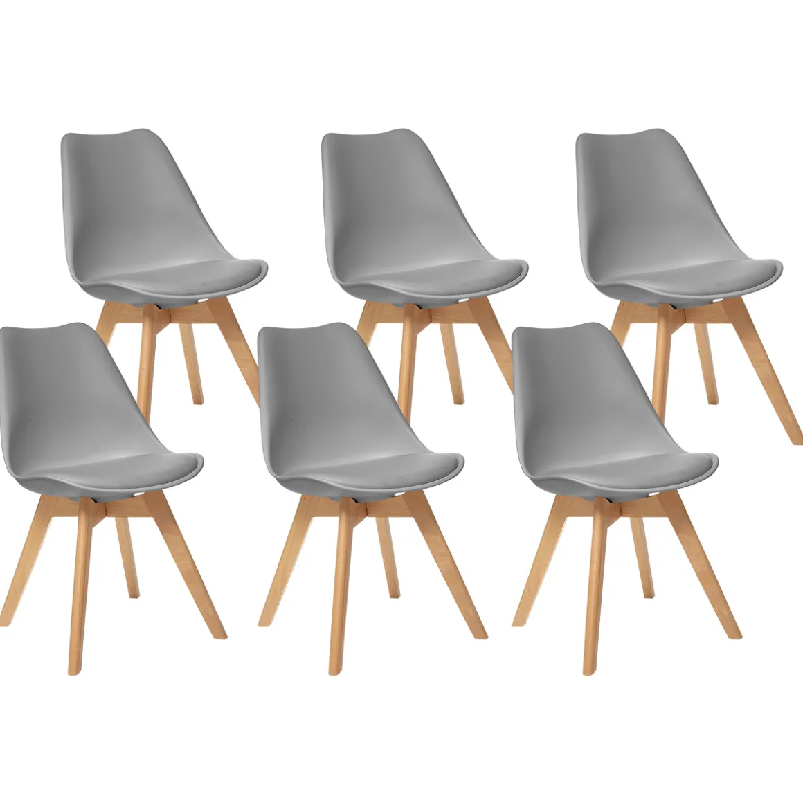 Lot de 6 chaises "Baya"
