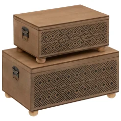 Lot de 2 malles "Exotic Panama"