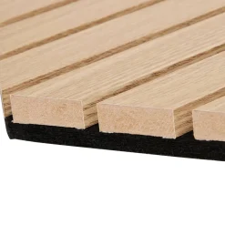 Lot de 3 panneaux décoratifs tasseaux bois Colva