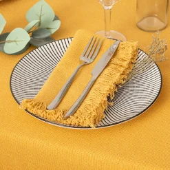 Lot de 2 serviettes de table "Maha"