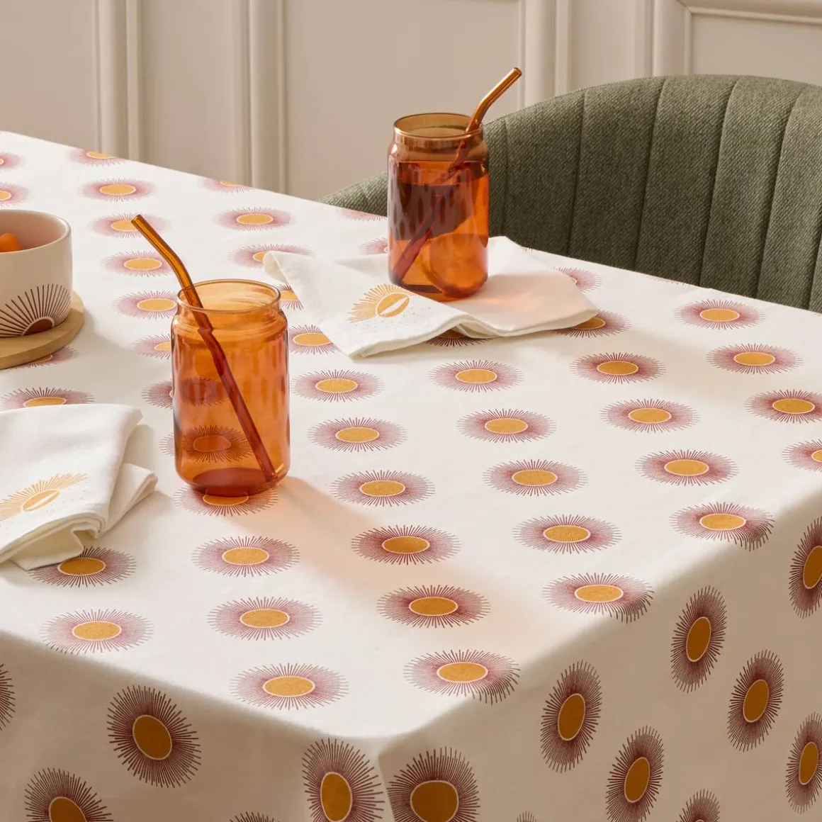 Lot de 4 serviettes de table "Solaris"