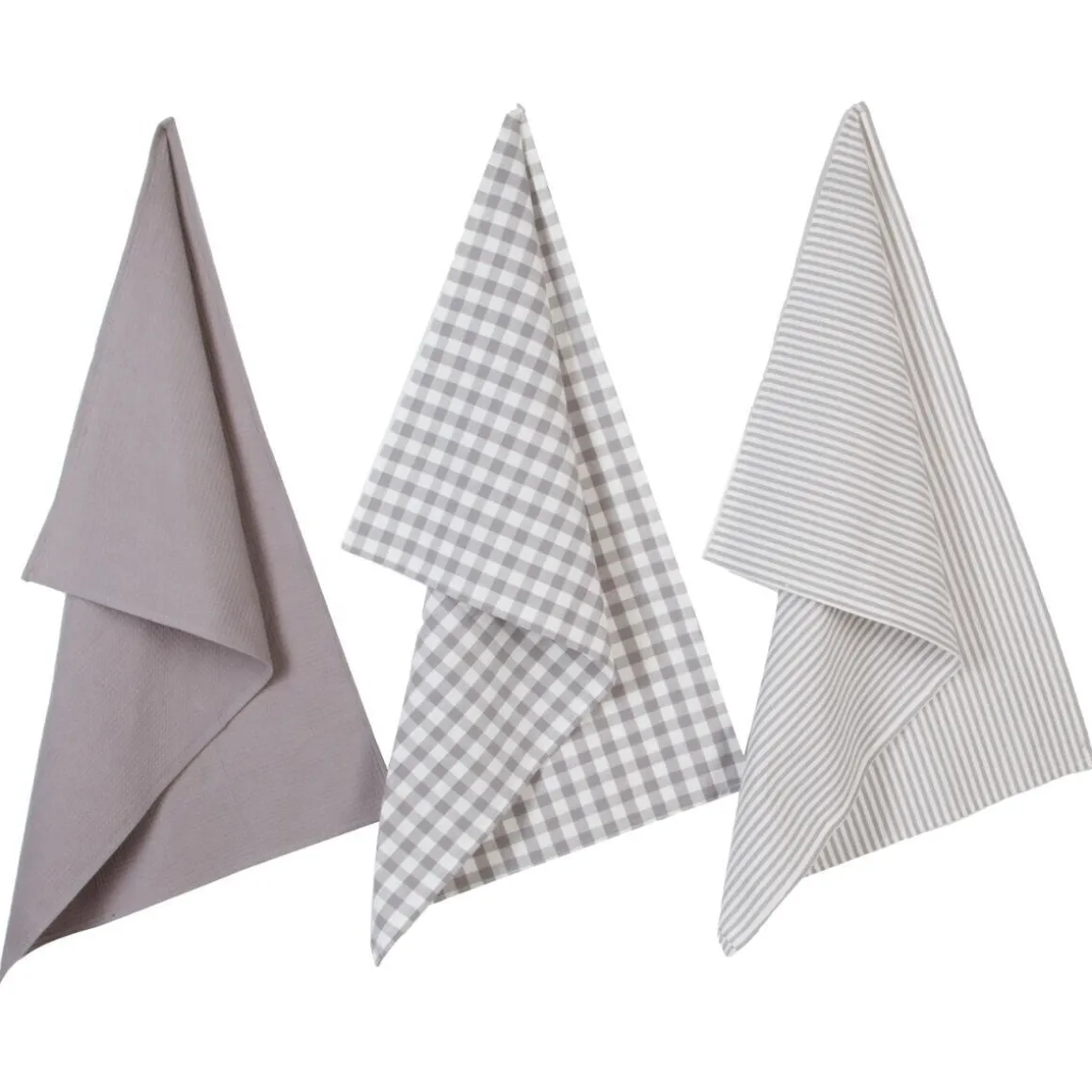 Lot de 3 torchons coton