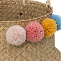 Panier enfant pompons "Bulda"