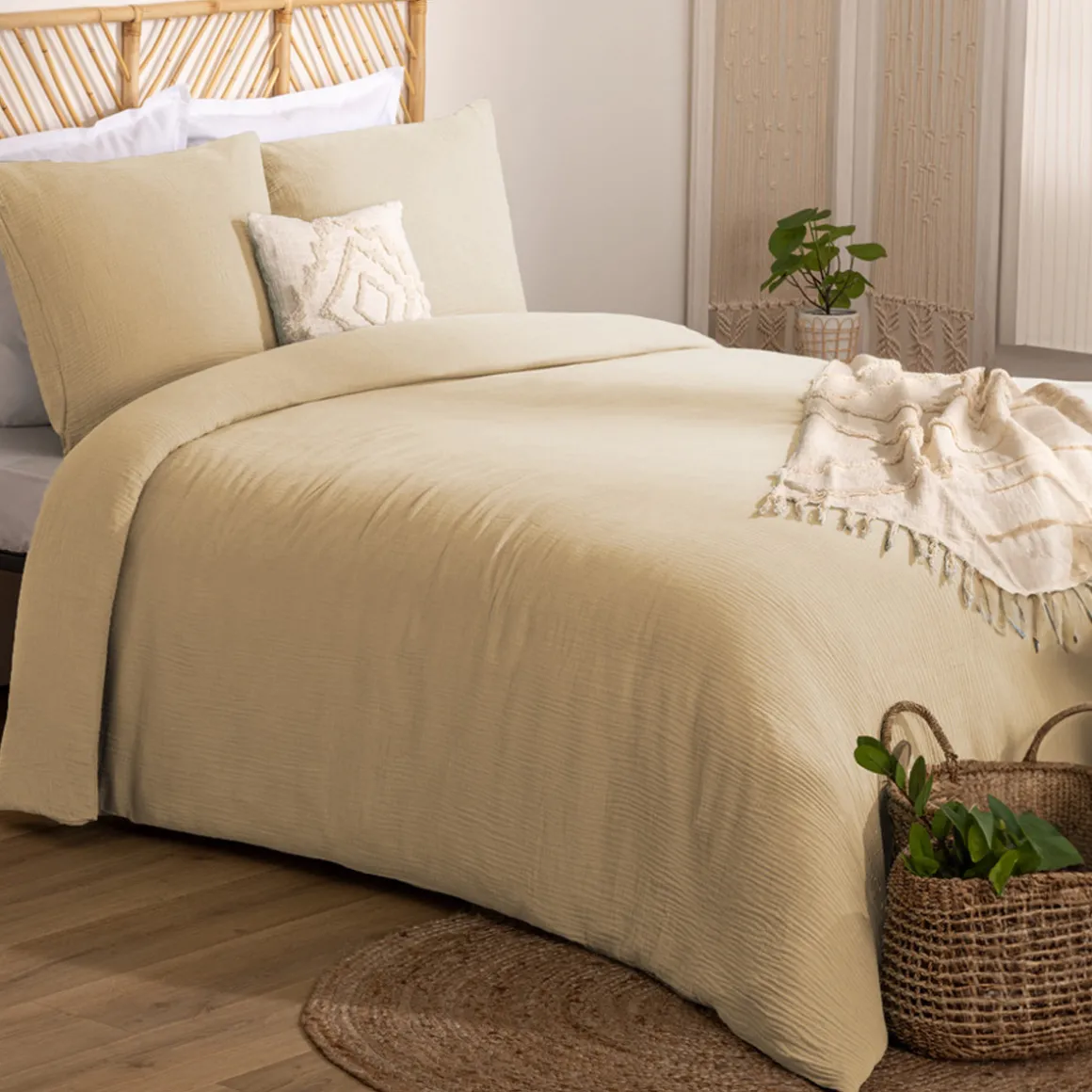 Parure de lit 3 pièces "Flora"