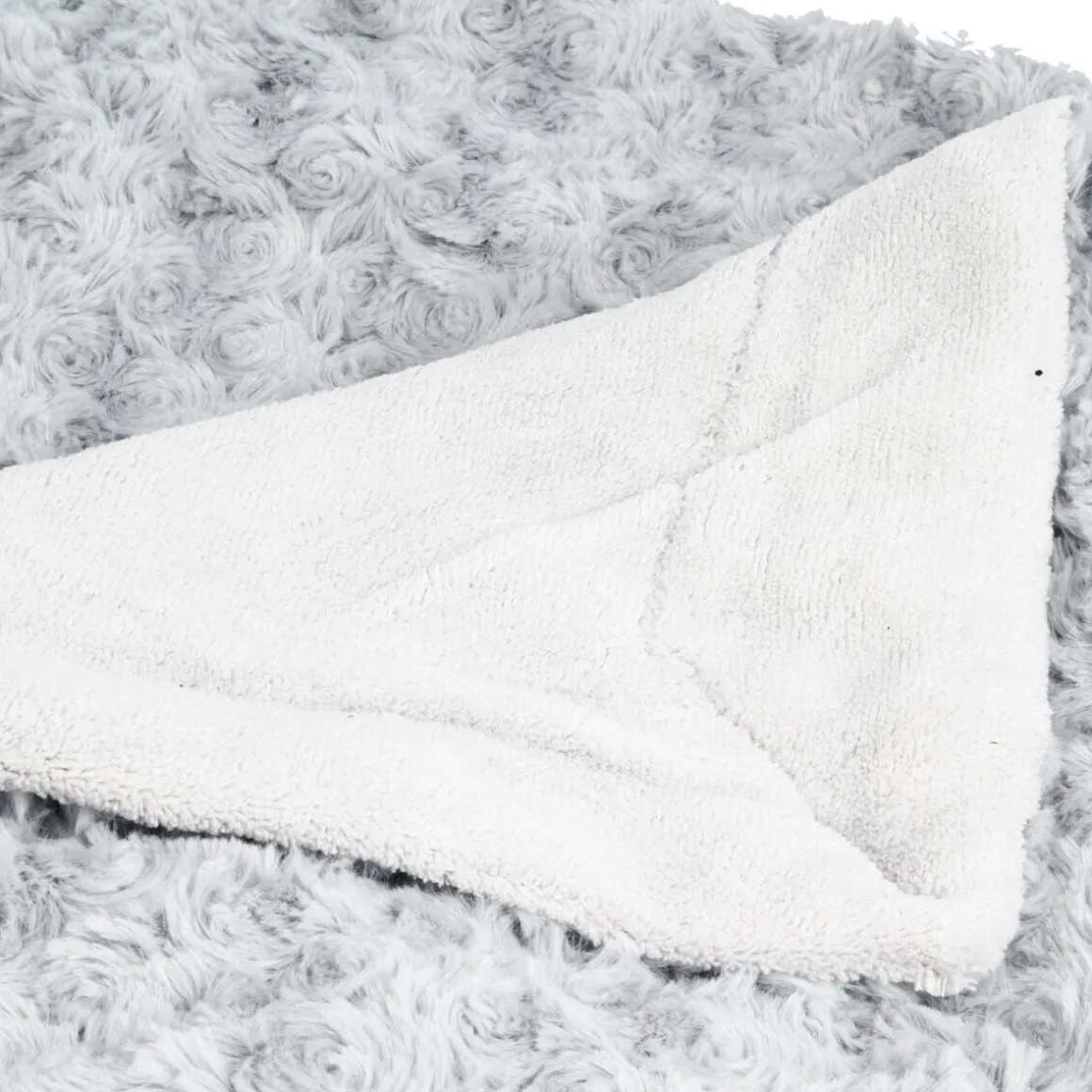 Plaid "Bouclette" fausse fourrure