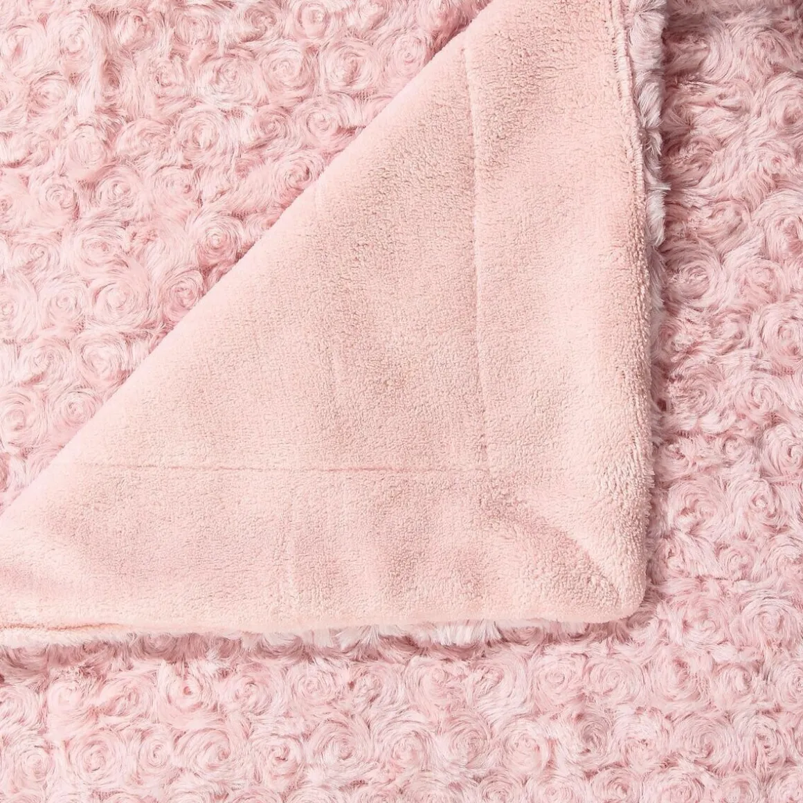 Plaid "Bouclette" fausse fourrure