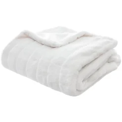 Plaid "Manoir" fausse fourrure