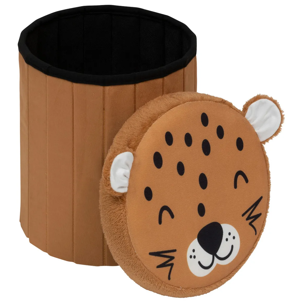 Pouf-coffre enfant Léopard "Anoki"