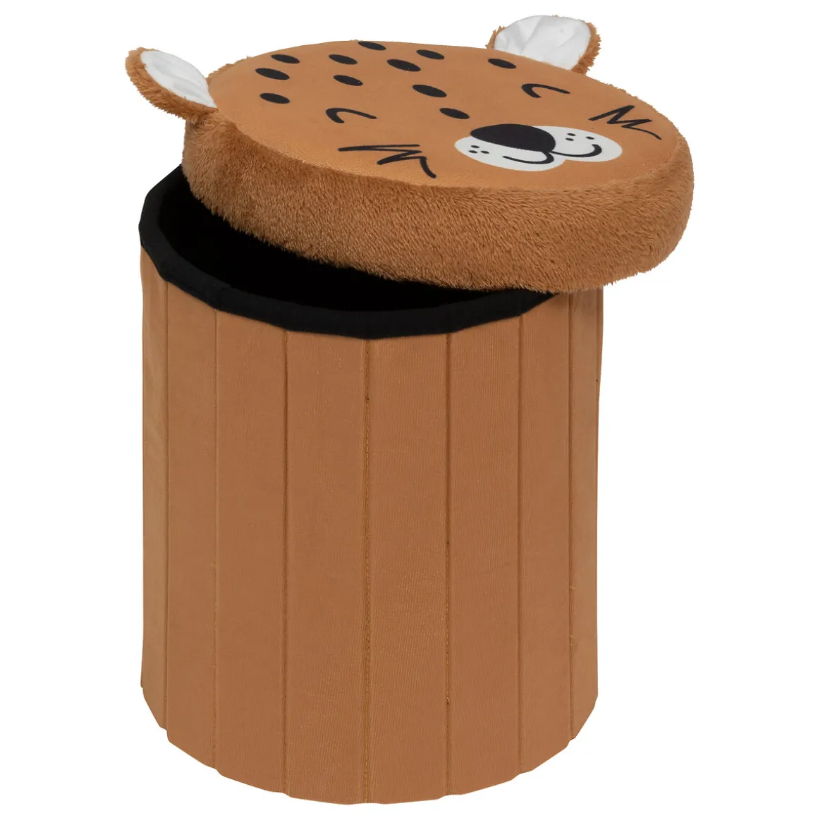 Pouf-coffre enfant Léopard "Anoki"